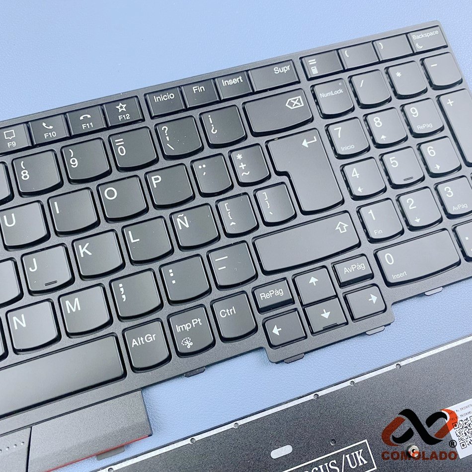 Latin Keyboard For Lenovo Thinkpad L15,L15 gen 1,L15 gen 2 With Point Black - Image 3