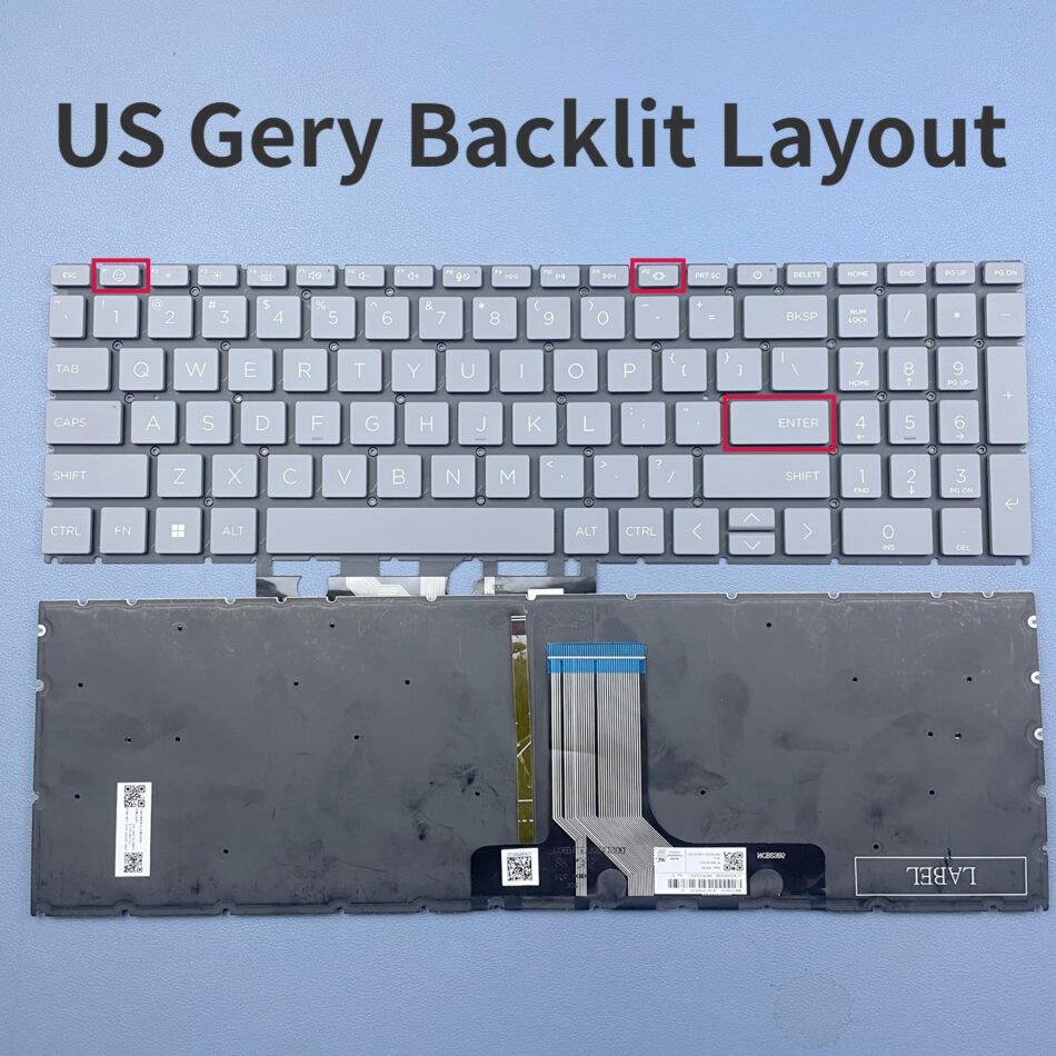 US Backlit&NoBacklit Keyboard For HP 15-FC 15-FD 15T-FC TPN-Q287 TPN-Q286 HPM19N7 Series