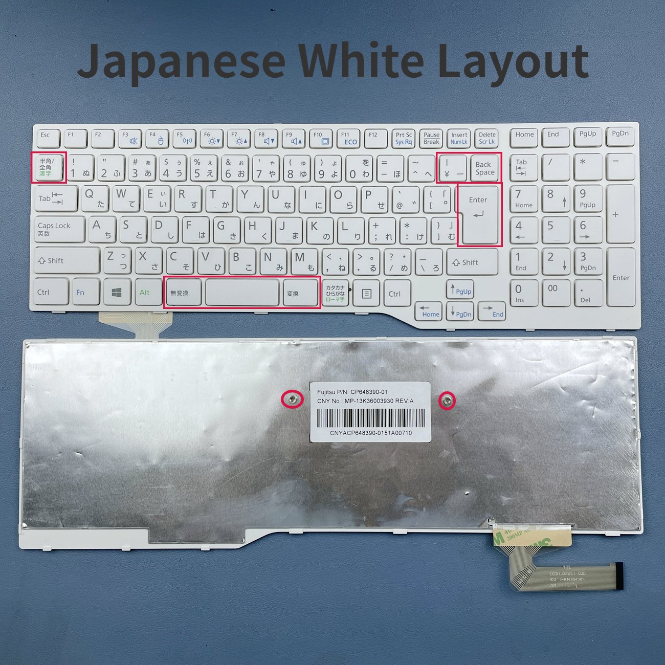 Japanese White & Black Laptop Keyboard For Fujitsu LifeBook A357 A359 A514 A544 A555 A557 AH355 AH356 AH456 AH524 AH544 AH555 AH564 AH565 AH574 Series JP Layout