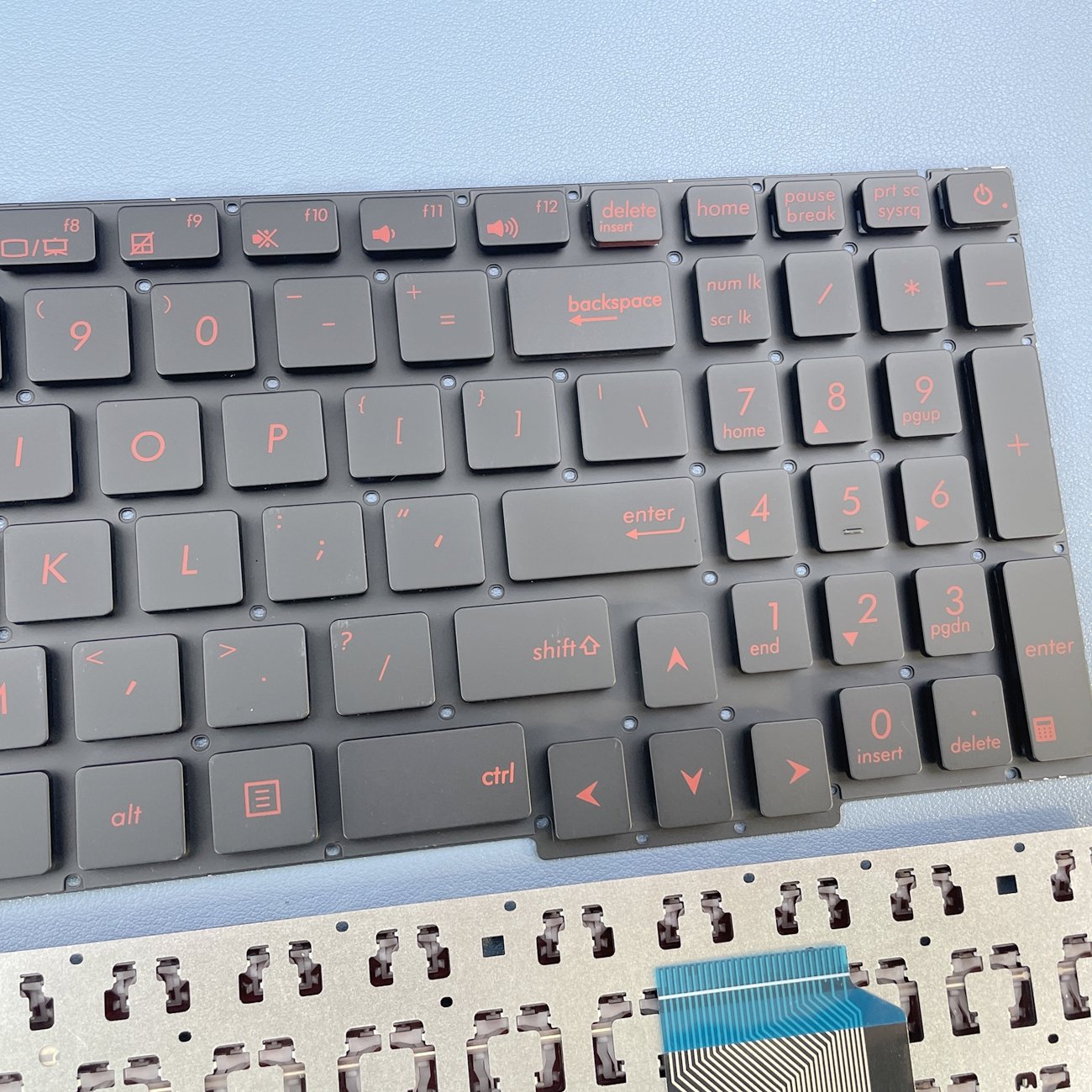 US NoBacklit Keyboard for Asus Rog GL553 GL553V GL553VW ZX553VD ZX53V FX553VD FX53VD FX753VD FZ53V ZX73 Series(Translucent Key) - Image 3
