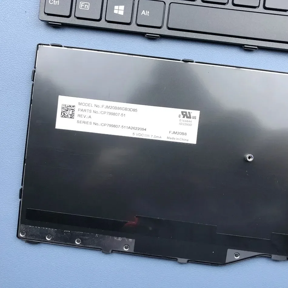 UK Black Keyboard For Fujitsu LifeBook A3510 A3511 FJM20B86GB3D85 CP799807-51 UK Layout - Image 3