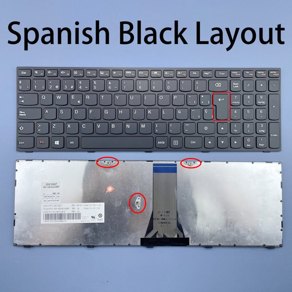 Spanish Laptop Keyboard For Lenovo IdeaPad G50-70 B50 Z50 G50-30 G50-45 G50-80 300-15ISK G50-70AT Z50-70 M50-80 Series