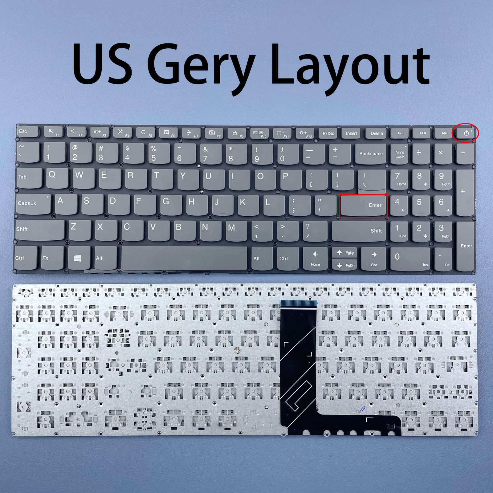 US Laptop Keyboard For Lenovo IdeaPad 330-15IKB 330-15 330-15IGM 320-15IKB 320S-15 320S-15ISK 320S-15IKB Series