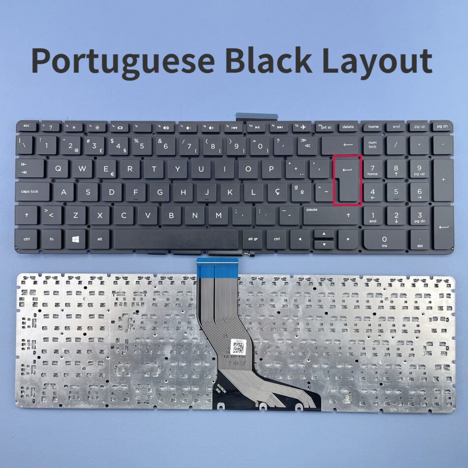Portuguese Laptop Keyboard for HP Pavilion 15-ab 15-ab000 15-ab100 15-ab200 15-ak 15-ab545tx 15-ab065tx 15z-ab100 series PO Layout