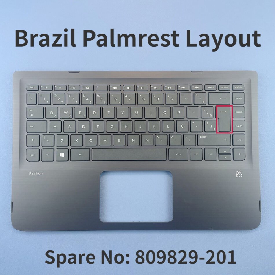 Brazil Palmrest Laptop Keyboard For hp Pavilion X360 13-S000 13-S S020NR 13-S 13t-s000 13-s104la 13-s151la 809829-201 Teclado