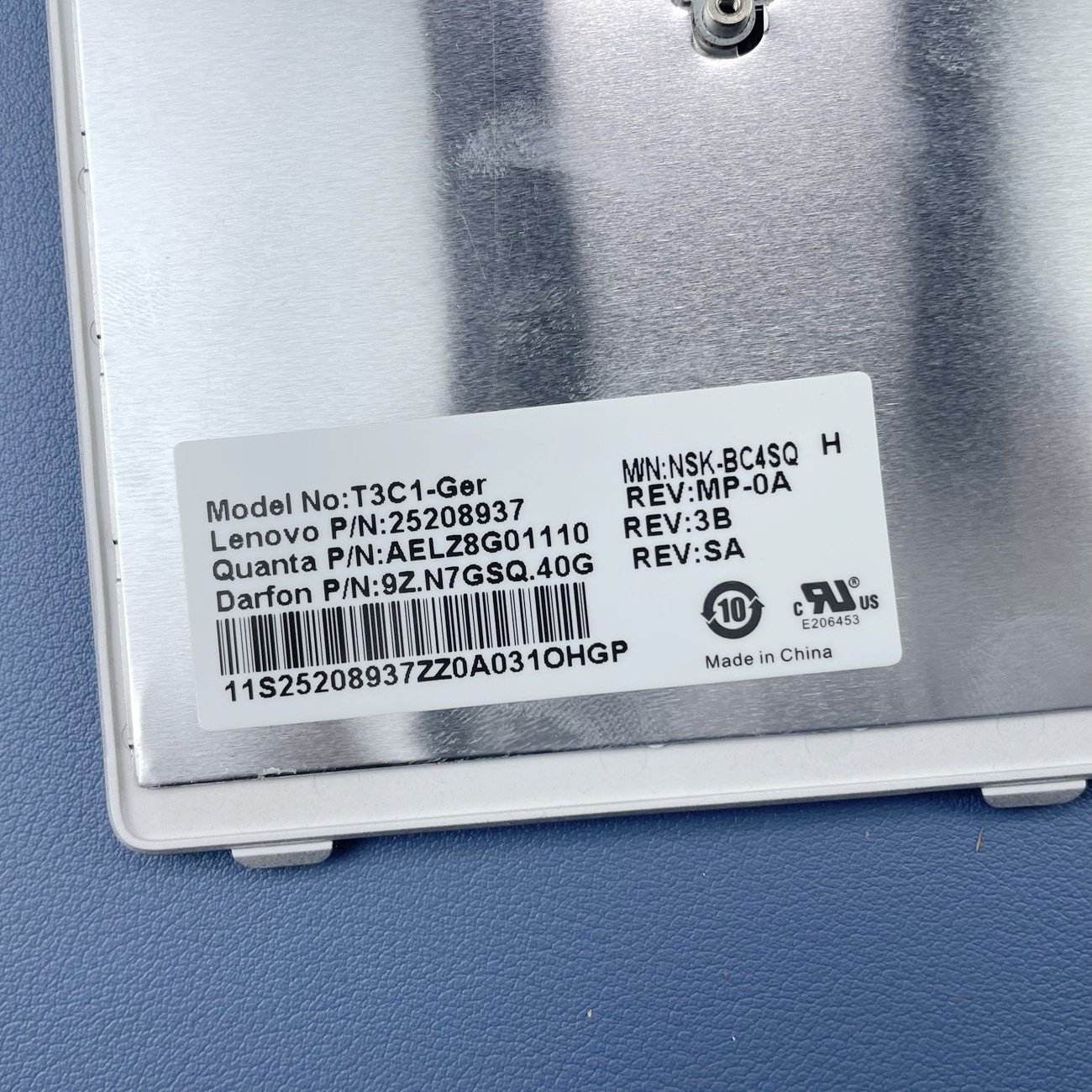 Germany Laptop Keyboard For Lenovo IdeaPad U410 U410-IFI U410-ITH Series With Silver Frame - Image 3