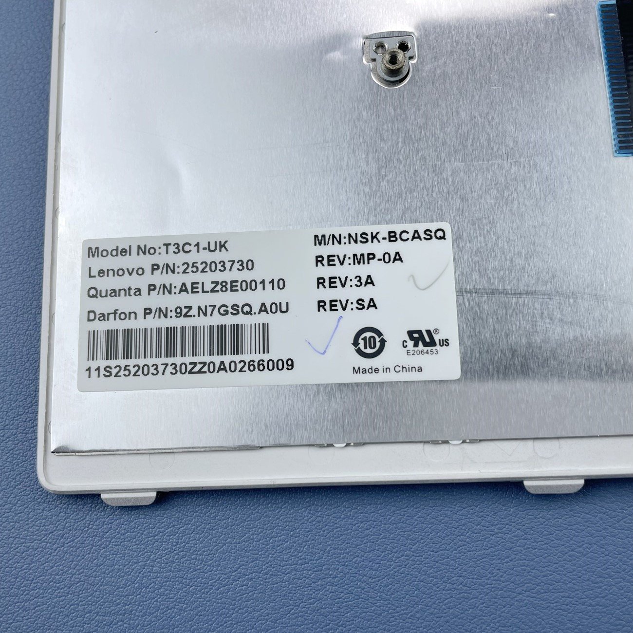 UK Laptop Keyboard For Lenovo IdeaPad U410 U410-IFI U410-ITH Series With Silver Frame - Image 3